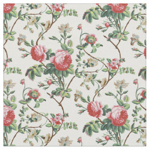 Elegant  Roze Roze Floral Stof