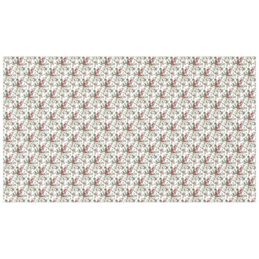 Elegant Roze Roze Floral Tafelkleed (Voorkant (Horizontaal))