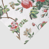 Elegant  Roze Roze Floral Tissuepapier (Detail)