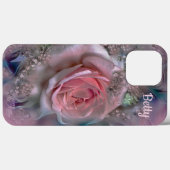 Elegant Roze Roze Hoesje-Mate iPhone Case (Achterkant (horizontaal))