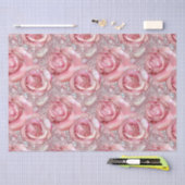 Elegant Roze Roze Mozaïek Patroon Verjaardag Tissuepapier (Craft)