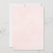 Elegant roze roze reflectie Romantic Weddenschap Kaart (Achterkant)