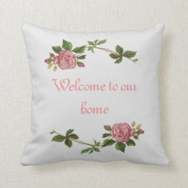 Elegant roze roze roze past het aan kussen