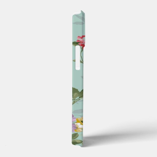  elegant roze roze rozen floreel Hoesje (Achterkant / Rechts)