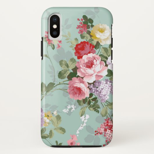 elegant roze roze rozen floreel patroon Case-Mate iPhone case (Achterkant)