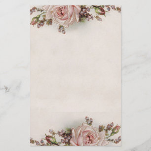 Elegant  Roze Roze Stationery Briefpapier