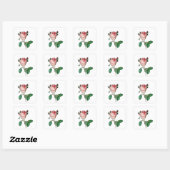 Elegant roze roze stickers (Vel)