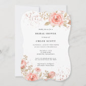 Elegant roze roze Vrijgezellenfeest Kaart (Voorkant)