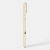 Elegant  Roze Rozen Bloemmonogram iPhone Hoesje (Rechterkant)