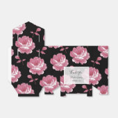 Elegant roze  Rozen bruiloft Bedankdoosjes (Uitgevouwen)