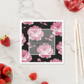 Elegant roze  Rozen bruiloft Servet (Insitu)