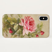Elegant roze rozen Case-Mate iPhone case (Achterkant (horizontaal))
