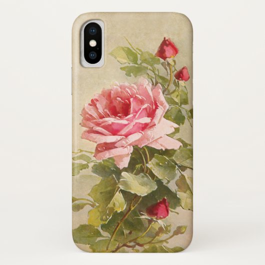 Elegant roze rozen Case-Mate iPhone case (Achterkant)