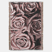 Elegant roze rozen deken (Voorkant Verticaal)