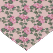 Elegant  roze Rozen Florentijn Tafelkleed (Gekanteld)