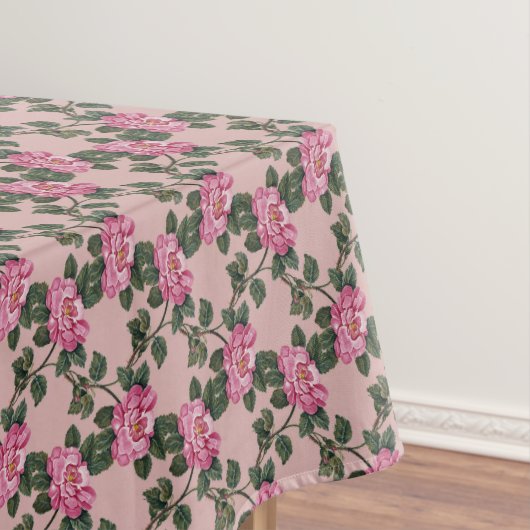 Elegant  roze Rozen Florentijn Tafelkleed (Voorbeeld)