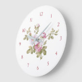 Elegant  roze rozen grote klok (Hoek)