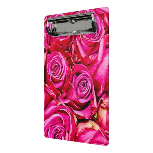 Elegant roze rozen mini-klembord mini klembord (Angled2)