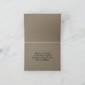 Elegant roze rozen Music Piano Teacher Dank Bedankkaart (Binnen)