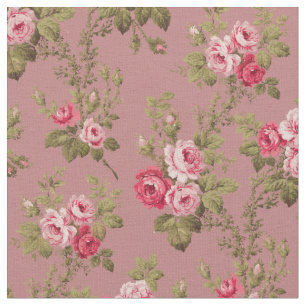 Elegant roze rozen-Oude Roos Achtergrond Stof