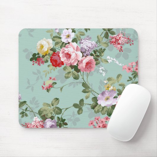  Elegant Roze Rozen Patroon Muismat (Met muis)