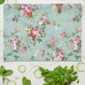  Elegant Roze Rozen Patroon Theedoek (Gevouwen)