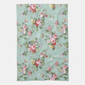  Elegant Roze Rozen Patroon Theedoek (Verticaal)