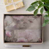 Elegant roze rozen tissuepapier (Geschenk)