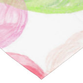 Elegant roze rozen Waterverf Floral Pattern | Tafelkleed (Gekanteld)