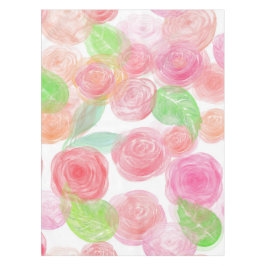 Elegant roze rozen Waterverf Floral Pattern | Tafelkleed