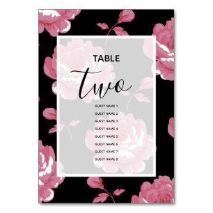 Elegant roze Rozen Weddenschappen Kaart