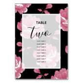 Elegant roze  Rozen Weddenschappen Kaart (Voorkant)