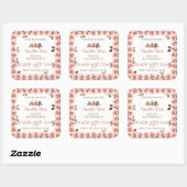 Elegant roze rozen witte etiketten met productverp (Vel)