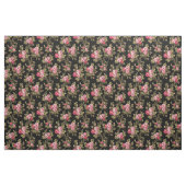 Elegant  roze rozen-zwarte achtergrond stof (Fat Quarter)