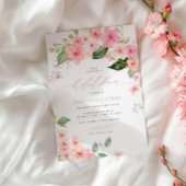 Elegant Roze Sakura Flowers Vrijgezellenfeest Kaart