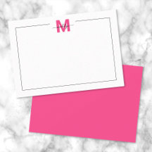 Elegant Roze Script Monogram