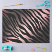 Elegant roze Silver Tiger Tissuepapier (Craft)