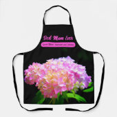 Elegant Roze sinaasappel bloemen hortensia's Schort (Voorkant)
