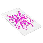 Elegant Roze Stam Masker Abstract Design Magneet (Rechterzijde)