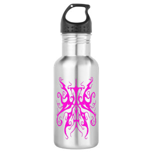 Elegant Roze Stam Masker Abstract Design Waterfles
