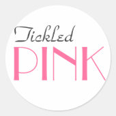 Elegant roze Sticker onthullen (Voorkant)