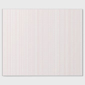 Elegant roze streeppatroon cadeaupapier (Vlak)