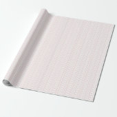 Elegant roze streeppatroon cadeaupapier (Uitgerold)