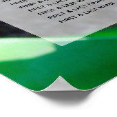 Elegant roze Tulps Wedding Seding Chart Poster (Hoek)