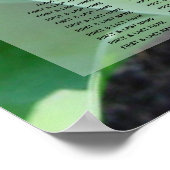 Elegant roze Tulps Wedding Seding Chart Poster (Hoek)