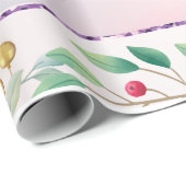 Elegant roze Valentijnsdag Cadeaupapier (Rol Hoek)