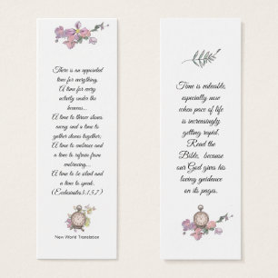 Elegant Roze Vast Religieus Wisdom Mini Visitekaartjes