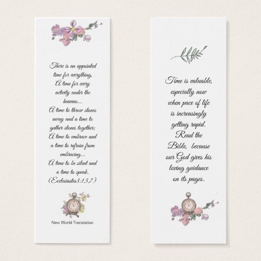 Elegant Roze Vast Religieus Wisdom Mini Visitekaartjes (Voorkant /achterkant)