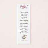 Elegant Roze Vast Religieus Wisdom Mini Visitekaartjes (Voorkant)