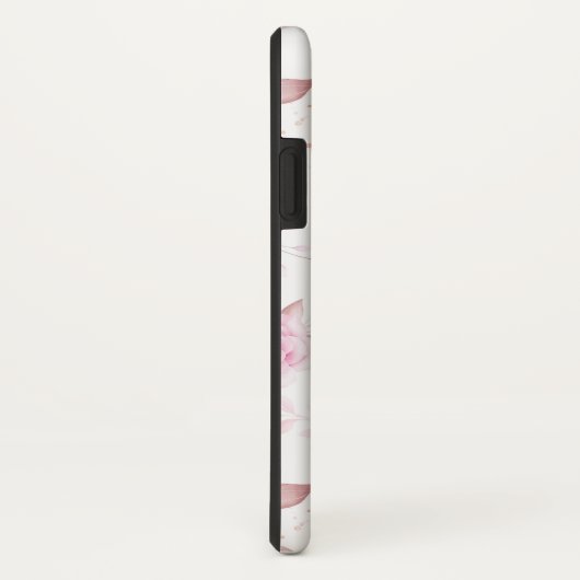 Elegant roze ventilatorontwerp Case-Mate iPhone case (Achterkant / rechts)